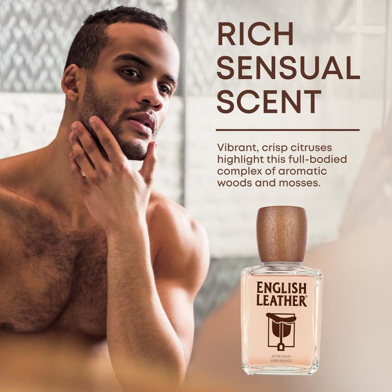 Dana English Leather After Shave Splash for Men - Image 5