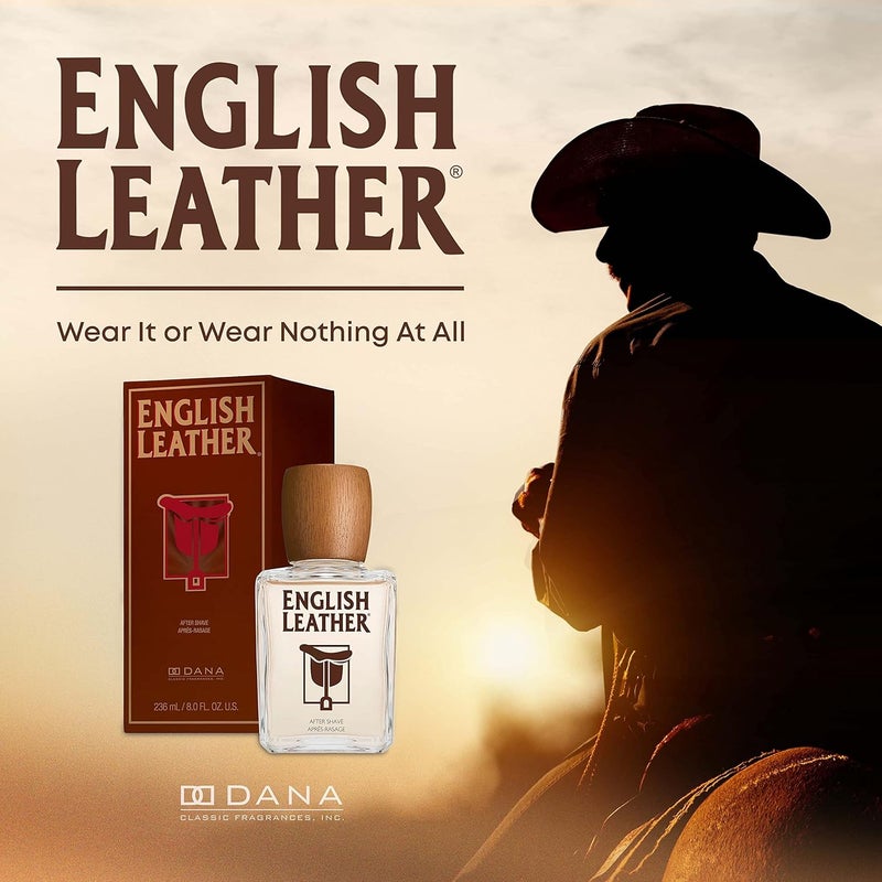 Dana English Leather After Shave Splash for Men - Image 2