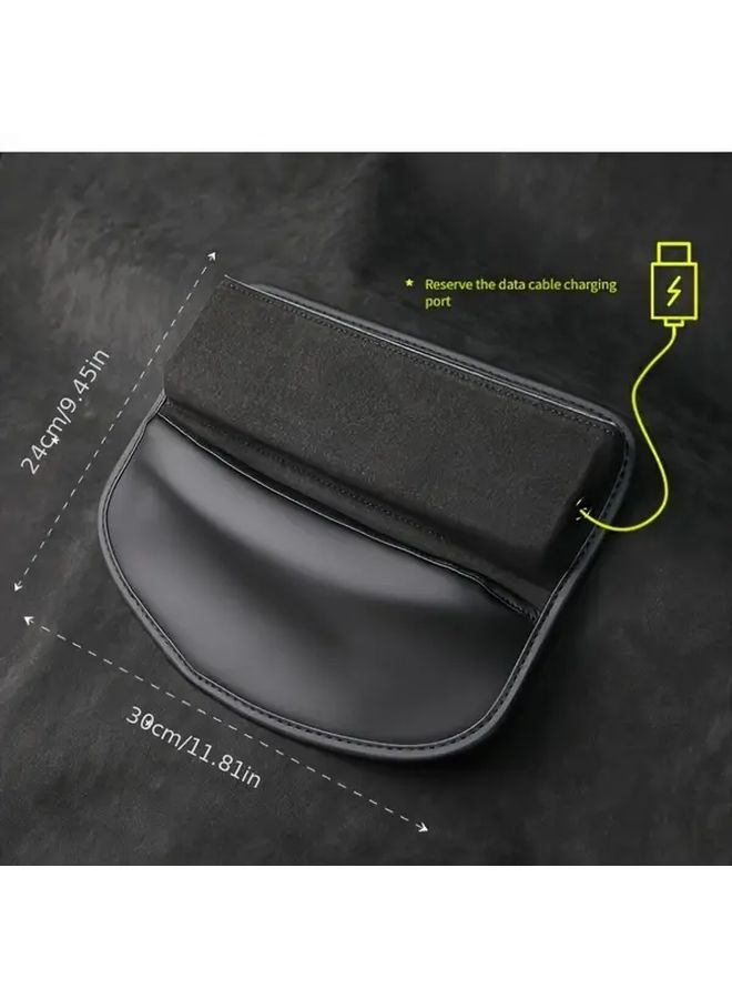 Red Car Seat Gap Filler Waterproof Heat Resistant Universal Fit For SUV MPV Vehicle Interior Upgrade Sleek Car Accessory Durable Car Part Car Seat Protector Vehicle Protection - Image 2