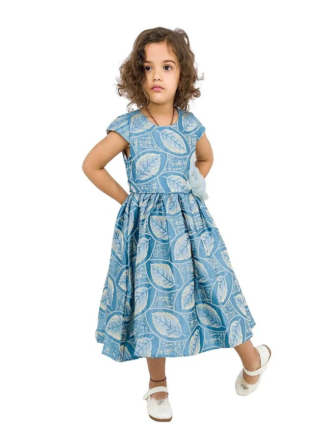 babyqlo Leaf Print Dress