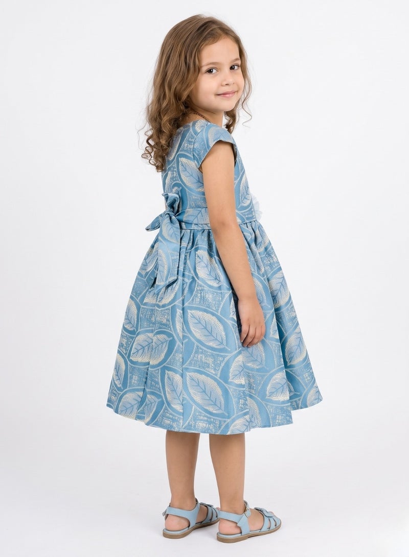 babyqlo Leaf Print Dress - Image 2
