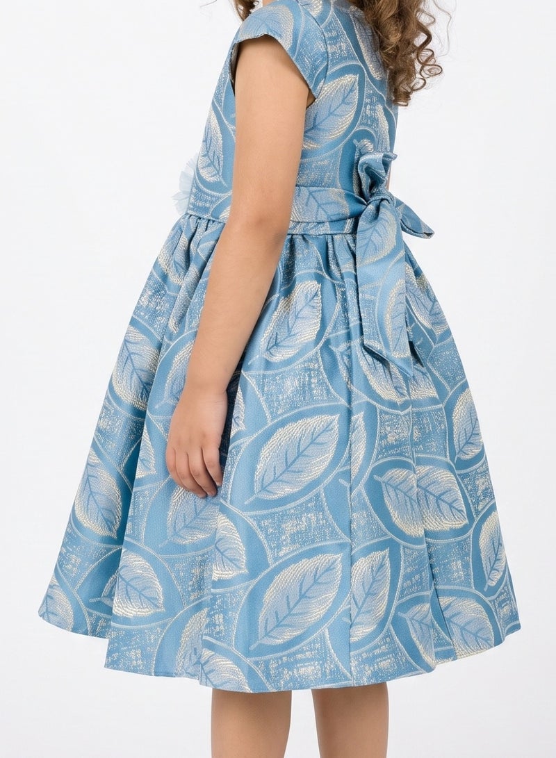 babyqlo Leaf Print Dress - Image 3