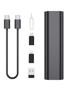 Generic USB Charging Adapter Cable Kit,USB Charging Cable Storage Box Conversion Set USB A u0026 Type-C to Male Micro/Type-C/Lightning, Data Transfer, Card Storage, Tray Eject Pin  - Image 1