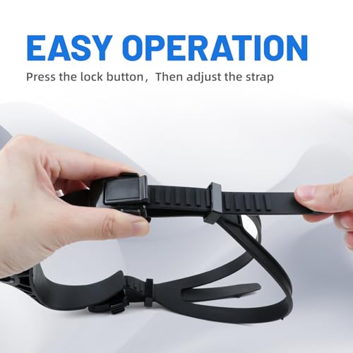 Supertrip Adult Lap Swim Snorkel, Black, Headband, Swim-Snorkels, Snorkel - Image 5