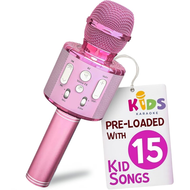 Move2Play, Kids Karaoke Microphone | Includes Pre-Loaded Songs & Bluetooth | Kids Birthday & Easter Gift | Toy for All Ages 2, 3, 4, 5, 6+ Year Old Girls, Boys & Toddlers - Image 1