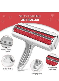 vsell24 Pet Hair Remover and Reusable Lint Roller For Furniture Couch Carpet Clothing and Bedding  - Image 3