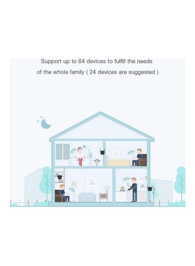 Gravity Mi Wi-Fi Range Extender Pro ‚Äì High-Speed 300Mbps Signal Booster, Dual Antenna, Easy Plug-in Setup, Wide Coverage for Home & Office ‚Äì Black - Image 4