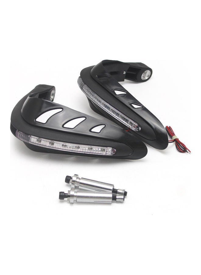 1-Pair Universal Motorcycle Hand Guard with LED Light - Image 5