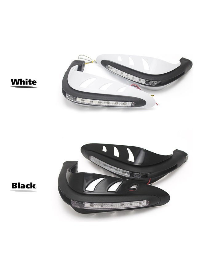 1-Pair Universal Motorcycle Hand Guard with LED Light - Image 4