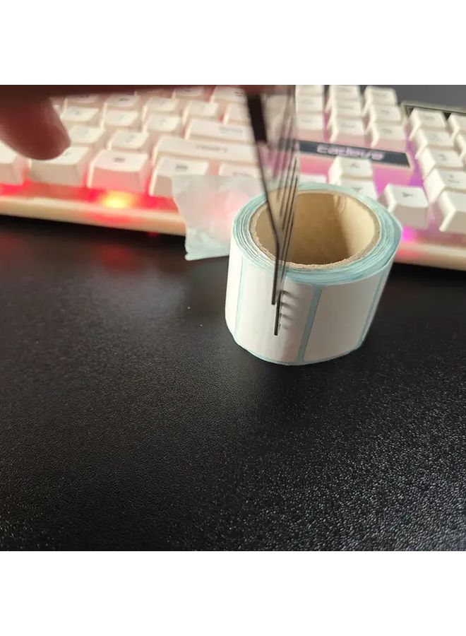 مرفق مشط مسطرة معدنية دليل أداة قياس دقيقة الكمية 1 لمقص مشاريع DIY مكتب الحرف اليدوية - Image 3