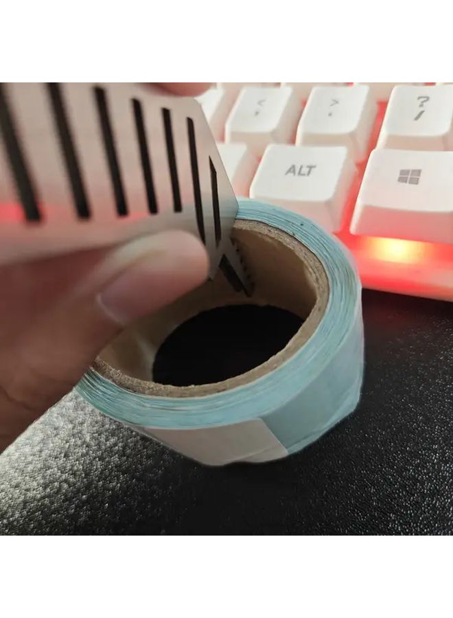 مرفق مشط مسطرة معدنية دليل أداة قياس دقيقة الكمية 1 لمقص مشاريع DIY مكتب الحرف اليدوية - Image 4