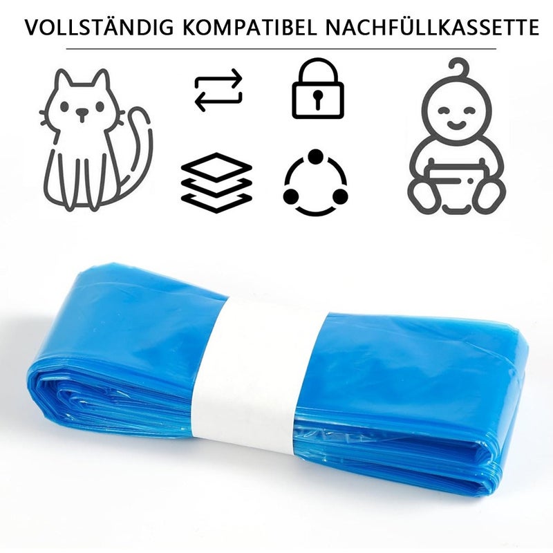 Diaper Pail Refill Bags 4.5m Continuous Fold Garbage Bags - Image 5