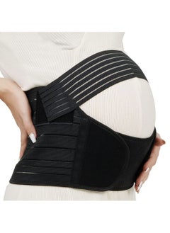 MARGOUN Postpartum Belly Band 3 in 1 Recovery Belt for Post Pregnancy Post C-Section Support Shapewear After Giving Birth Women Stomach Waist Pelvis Belt Black  - Image 1