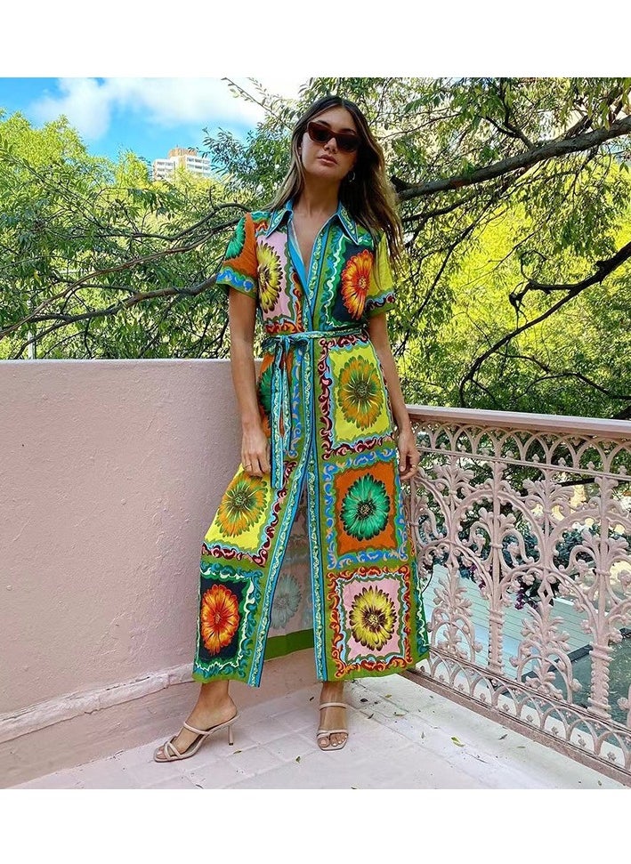 NIBEMINENT Women Summer Casual Short Sleeve Dresses  - Image 1