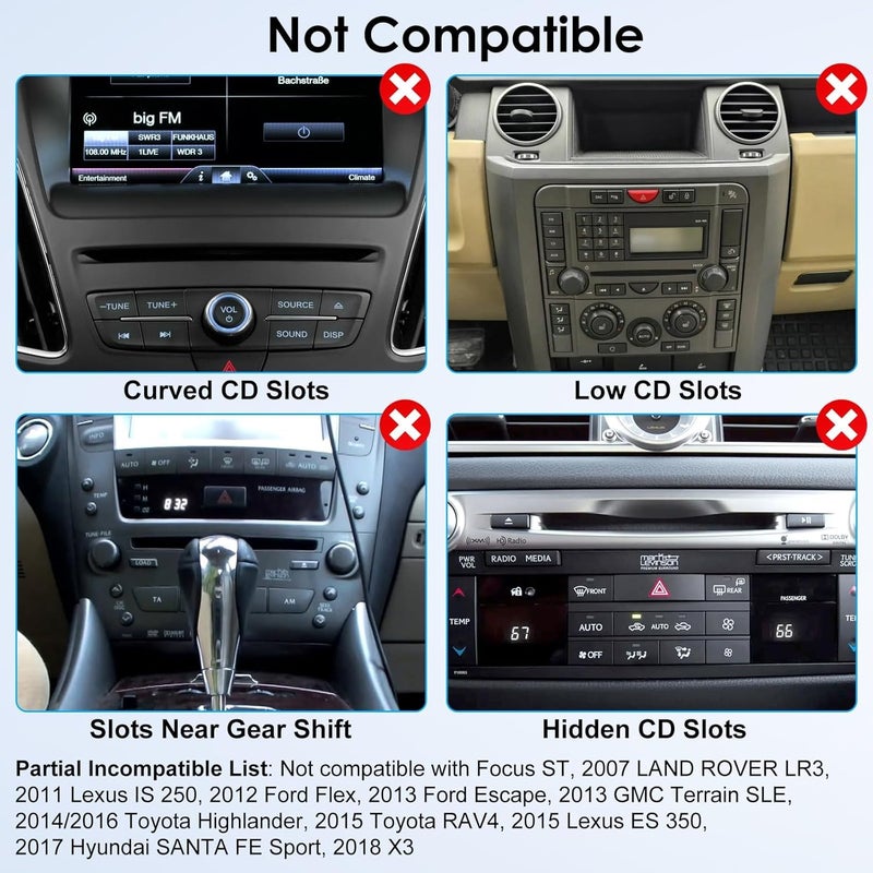 EEEKit Magnetic CD Slot Phone Mount, 20 Strong Magnets CD Player Car Phone Holder for Magsafe Cases and All Smartphones - Image 4
