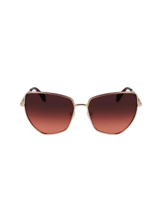ليو جو Modified Rectangle Sunglasses