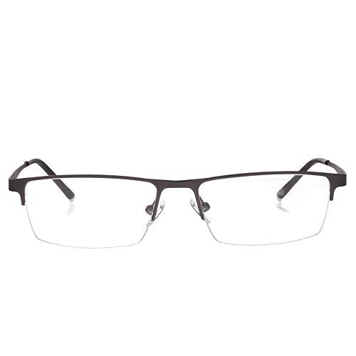 Jcerki Photochromic Gray Reading Glasses +1.50 Strength Half frame Men Eyeglasses - Image 3