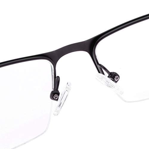 Jcerki Photochromic Gray Reading Glasses +1.50 Strength Half frame Men Eyeglasses - Image 5