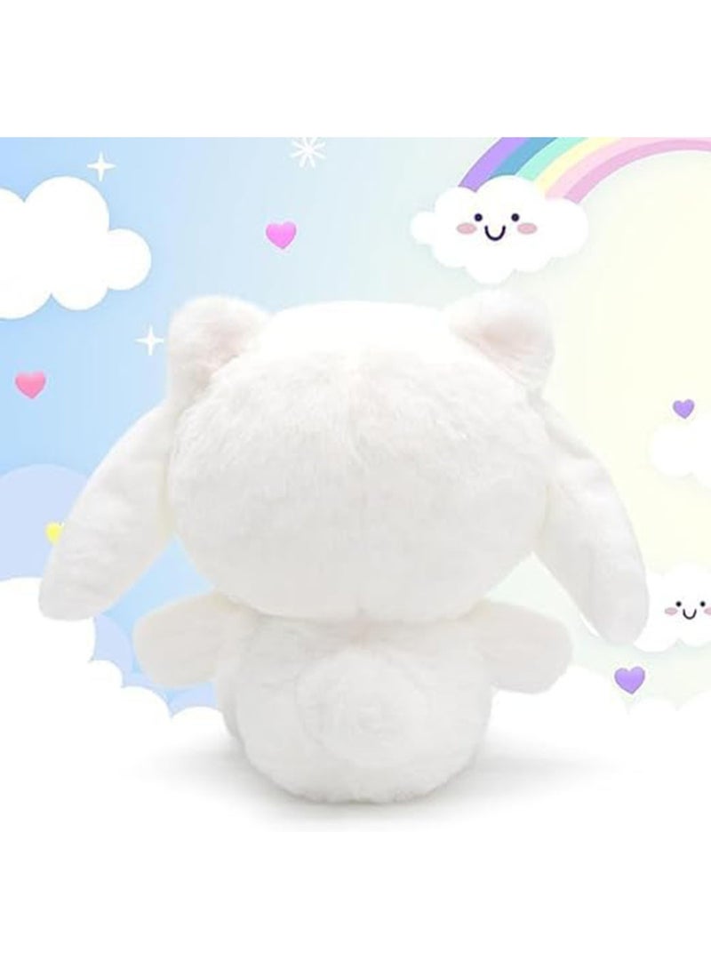 DURKU Cartoon Stuffed Animal Figure Anime Plushies Pillow Toy, Super Cute Cartoon Theme Party Favor, Soft Doll Toys Gift for Friends Fans and Family (White) - Image 3
