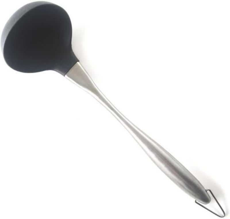 Norpro Stainless Steel and Silicone Soup Ladle - Image 1