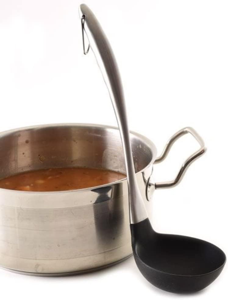 Norpro Stainless Steel and Silicone Soup Ladle - Image 4