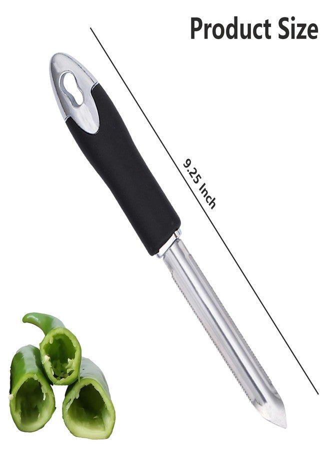 Asanta Jalapeno Pepper Corer Stainless Steel Zucchini Cucumber Corers Pepper Seed Remover Tool - Image 3