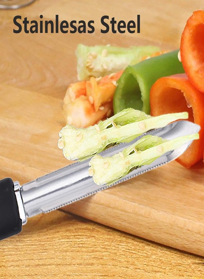 Asanta Jalapeno Pepper Corer Stainless Steel Zucchini Cucumber Corers Pepper Seed Remover Tool - Image 5