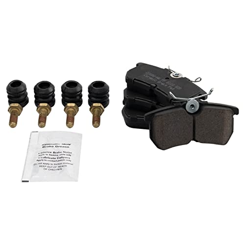 TRQ Front & Rear Brake Pads Ceramic Compatible with 2002-2004 Ford Focus - Image 5