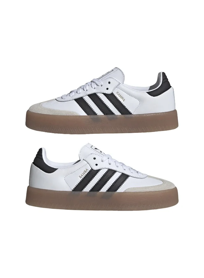 Adidas Adidas SAMBAE W White CASUAL Trainers FOR WOMEN 9.5