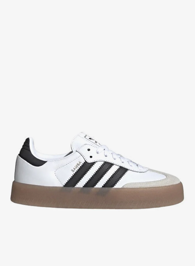 adidas سامبا دبليو سنيكرز أبيض نسائي مقاس 9.5