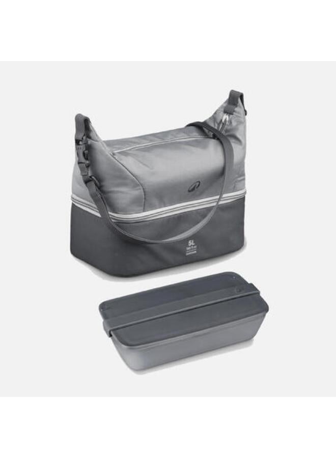 Quechua 5 L insulated lunchbox 500 with 1 L plastic food storage container included - Image 1