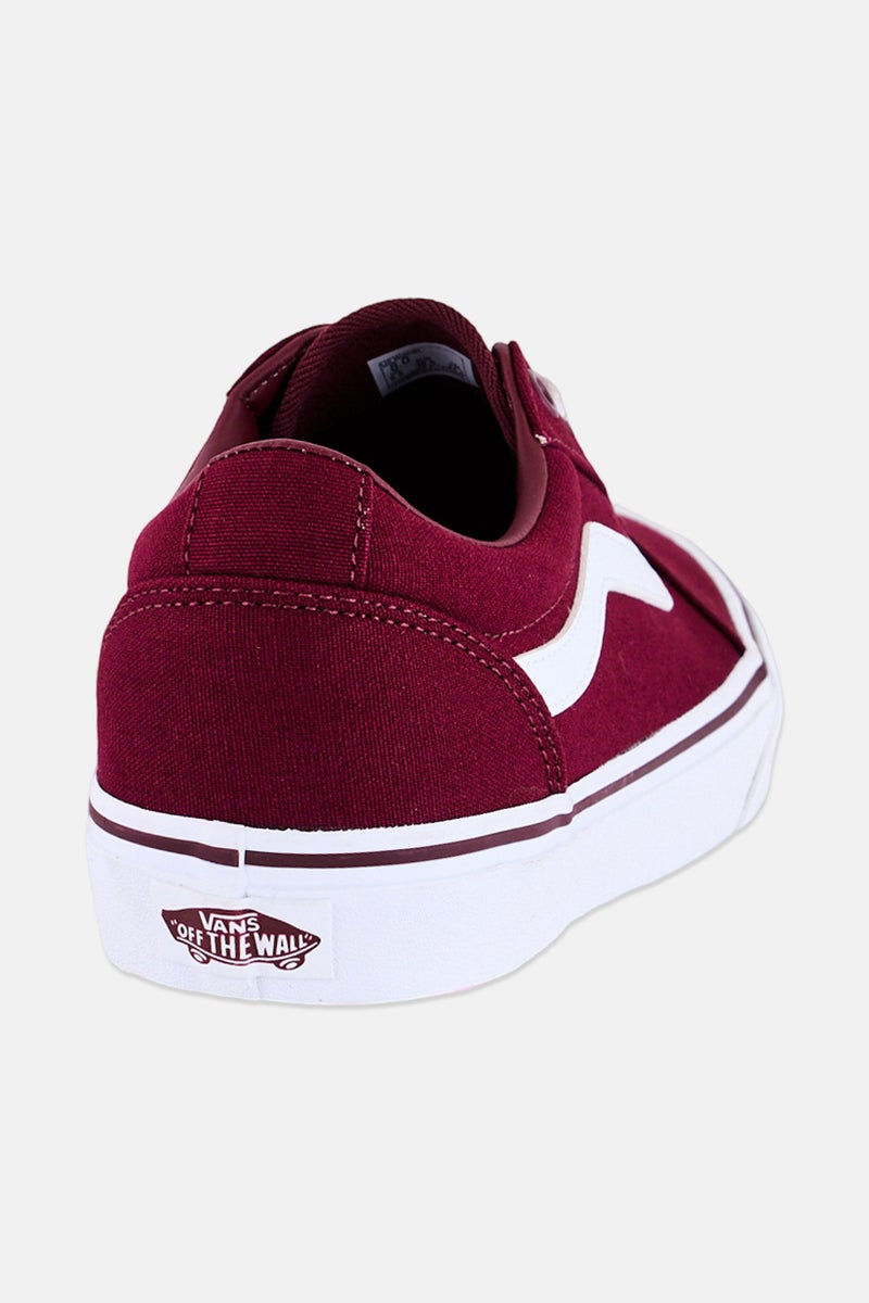 VANS أحذية التزلج للنساء بلون المارون مع أربطة - Image 4