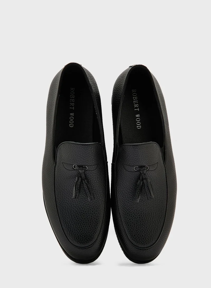 Robert Wood Tassel Detail Formal Slip Ons