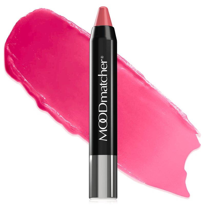 MOODmatcher Twist Stick Original Color-Change Lipstick -12 Hour Long Wear, Waterproof, Ultra Hydrating With Aloe & Vitamin E, Smudgeproof, faderproof & Kissproof (Pink) - Image 1