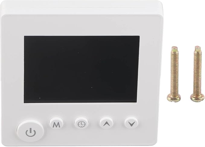Programmable Smart WiFi Thermostat White 4500W LCD Display For Home Heating Cooling - Image 1