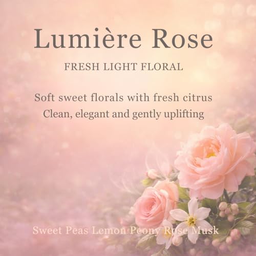 KESOCI Car Air Freshener Refill for Smart Car Diffuser, 3 x 10ml Fragrance Oil Refills, Vent Clip Compatible, Long Lasting Car Diffuser Refill (Lumière Rose) - Image 2