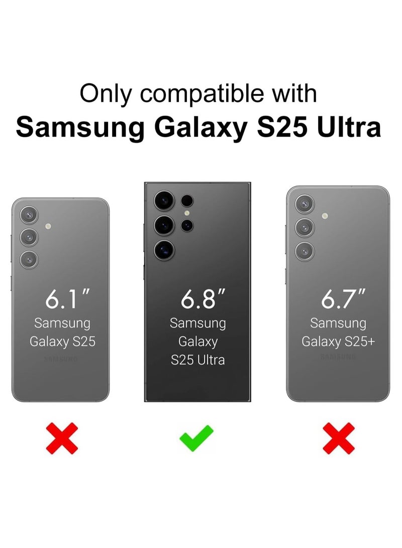 BORTONY Samsung S25 Ultra Case Liquid Silicone Case with Galaxy S25 Ultra Screen Protector Slim Fit Camera Protection Shockproof Phone Case Cover for Galaxy S25 Ultra 6.8 inch - Image 2