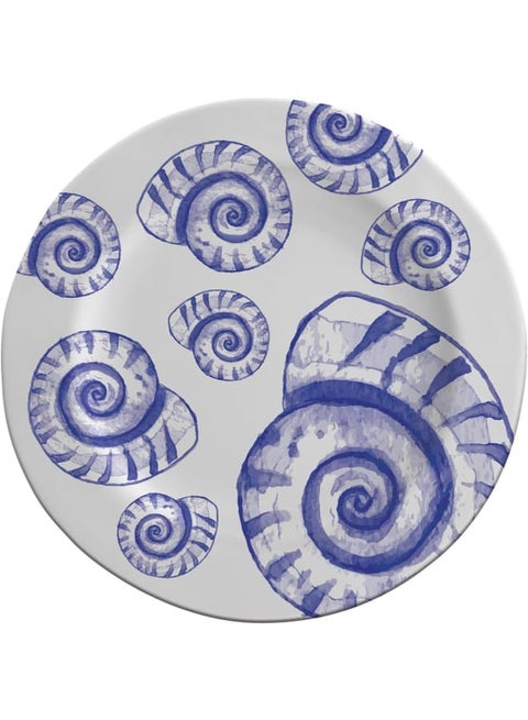 Moments Flat Plate 12-Piece Set, 28 Cm Diameter, Shell