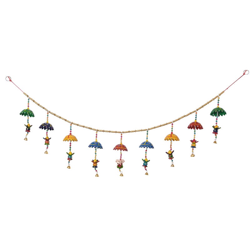 Great Art Ganesh or Kalash Door Toran 133 x 22 x 3 CMBandhanwar Toran Door Hanging - Image 3