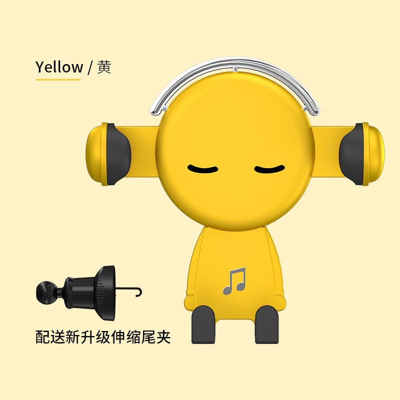 Car Mobile Phone Holder Car Navigation Support Gravity Sensing Air Outlet Fixed Universal No - Image 1