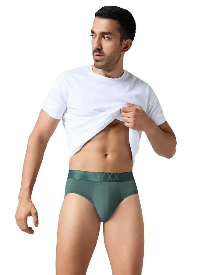 XYXX Men Elastane Stretch Solid Briefs - 8X Quick Dry