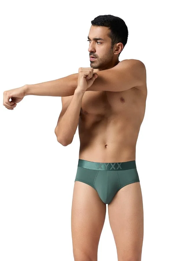 XYXX Men Elastane Stretch Solid Briefs - 8X Quick Dry