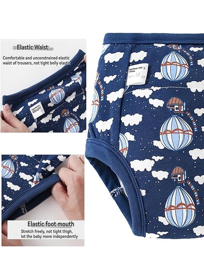 Beauenty 5PCS Baby Potty Training Underwear, Breathable Potty Training Pants, Toddler Training Underwear for 0-3 Years Baby Strong Absorbent Cotton Training Pants  - Image 4