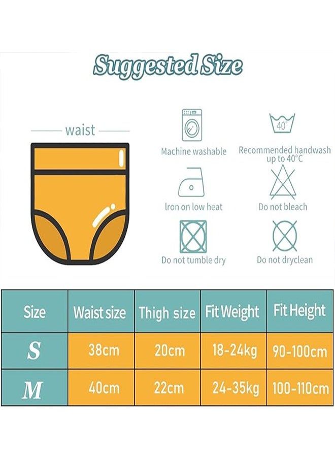 Beauenty 5PCS Baby Potty Training Underwear, Breathable Potty Training Pants, Toddler Training Underwear for 0-3 Years Baby Strong Absorbent Cotton Training Pants  - Image 5