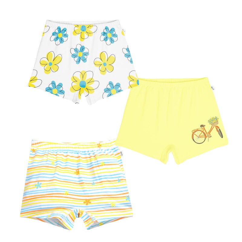 YouGotPlanB Cotton Boxers for Girls | Ages 2-16 Years | Relaxed Fit | Gentle Elastic Waistbands | Breathable & Tagless - Image 5