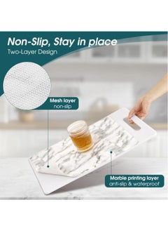 Generic PVC Cabinet Mats Refrigerator Anti Slip Mats Waterproof And Oil Proof Mats Kitchen Drawer Storage Mats Dust Proof Mats Shelf Liners For Kitchen Cabinets Non Adhesive Cabinet Liner Non Slip Contact P  - Image 5