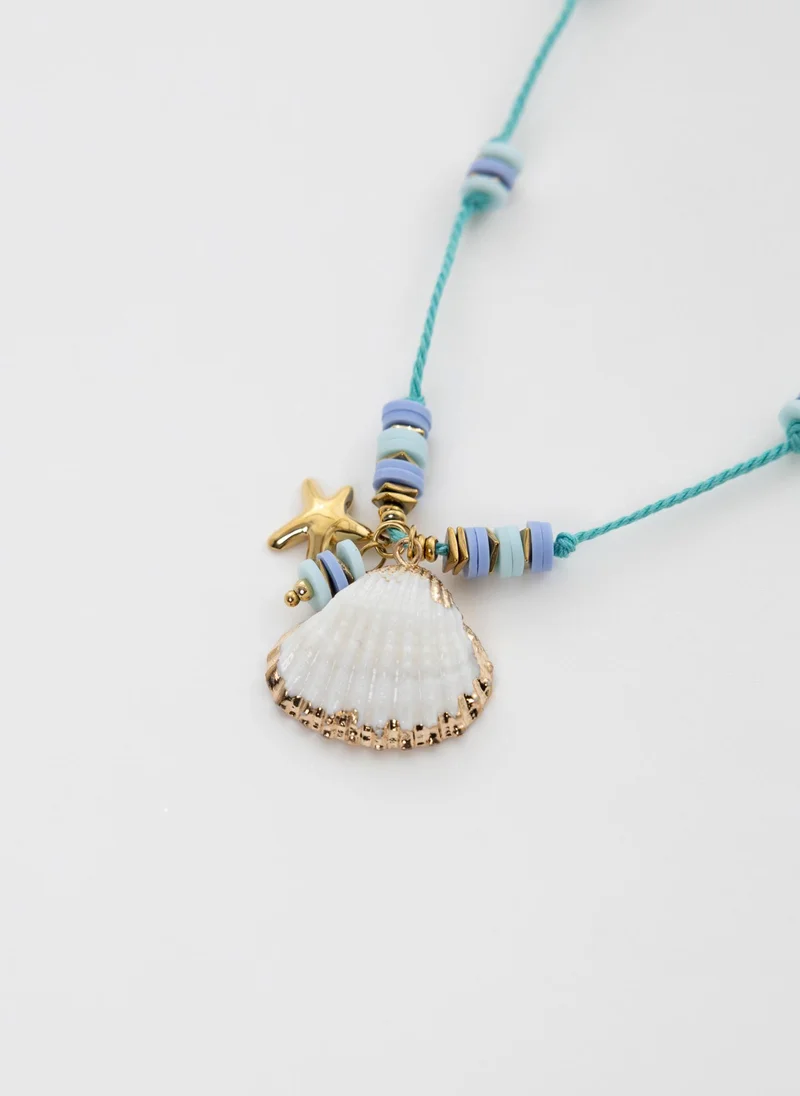 Lichi  Bright necklace with shell pendant for Women | Best Price UAE