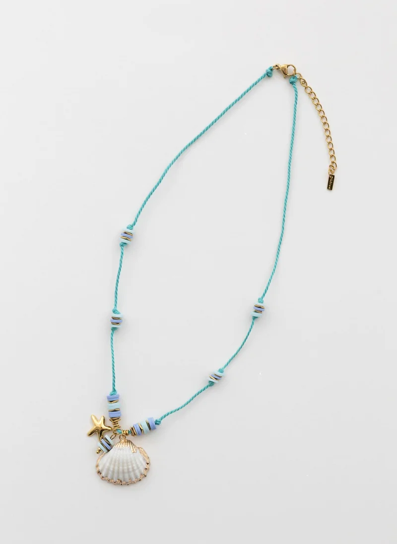 Lichi  Bright necklace with shell pendant for Women | Best Price UAE