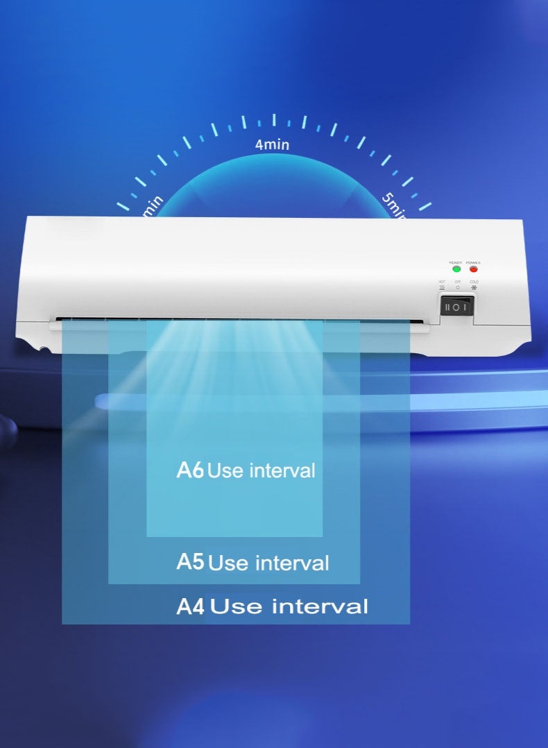 Joybos Laminator Machine with 50 Laminator Pouches, Portable A4 Thermal laminating machine with Hot and Cold Settings, Quick Warm-up and No Bubbles for School/Home/Offices - Image 5