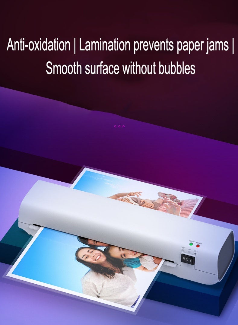 Joybos Laminator Machine with 50 Laminator Pouches, Portable A4 Thermal laminating machine with Hot and Cold Settings, Quick Warm-up and No Bubbles for School/Home/Offices - Image 4